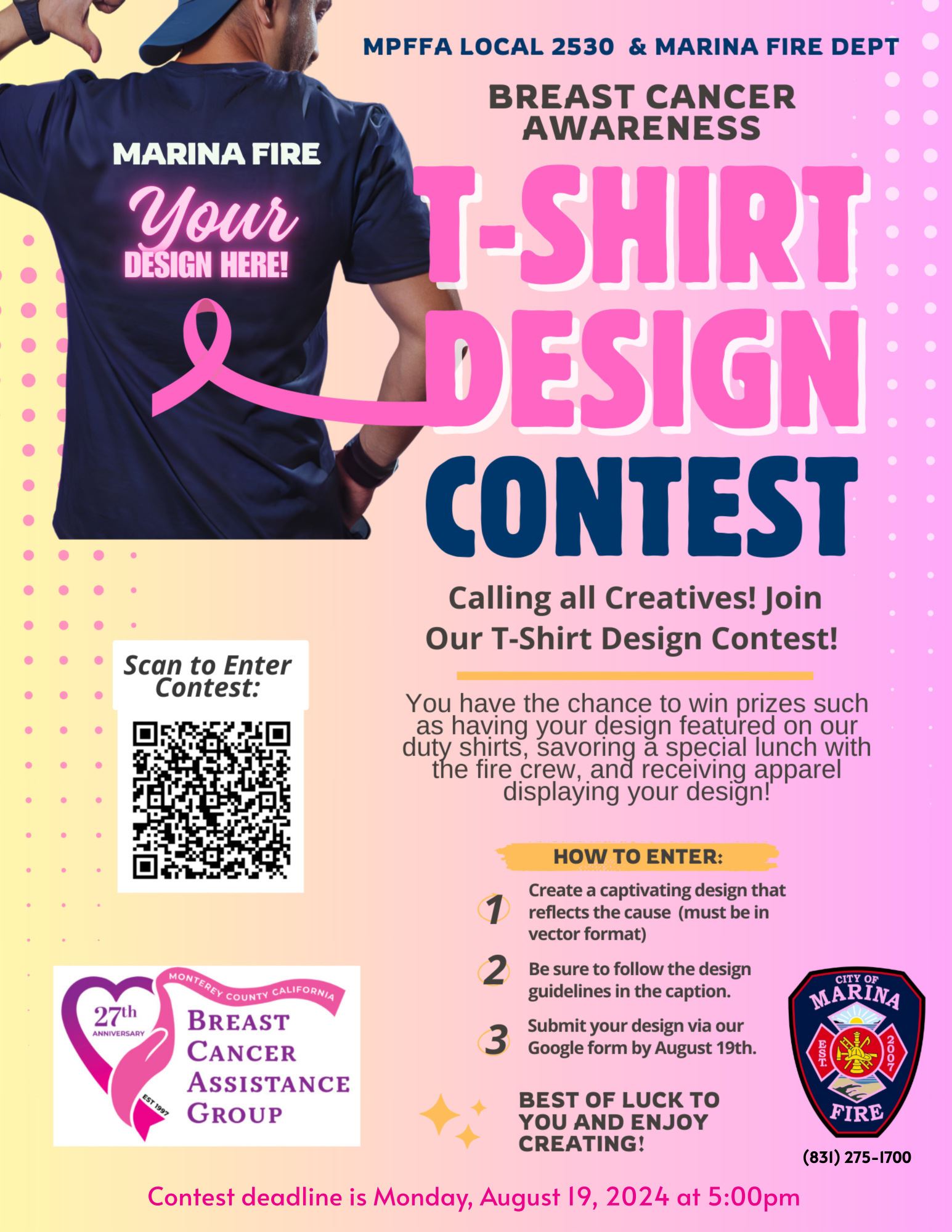 2024 Breast Cancer Awareness TeeShirt Contest