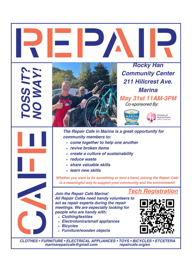 Repair Cafe Flyer PNG