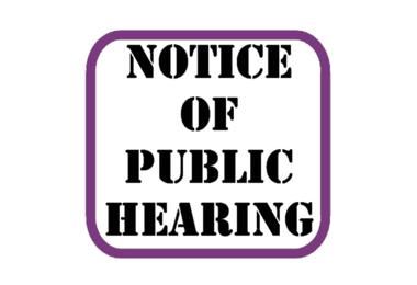 Public Hearing